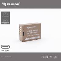 Fujimi FBTNP-W126M (1050 mAh) Аккумулятор для цифровых фото и видеокамер с портом USB-C