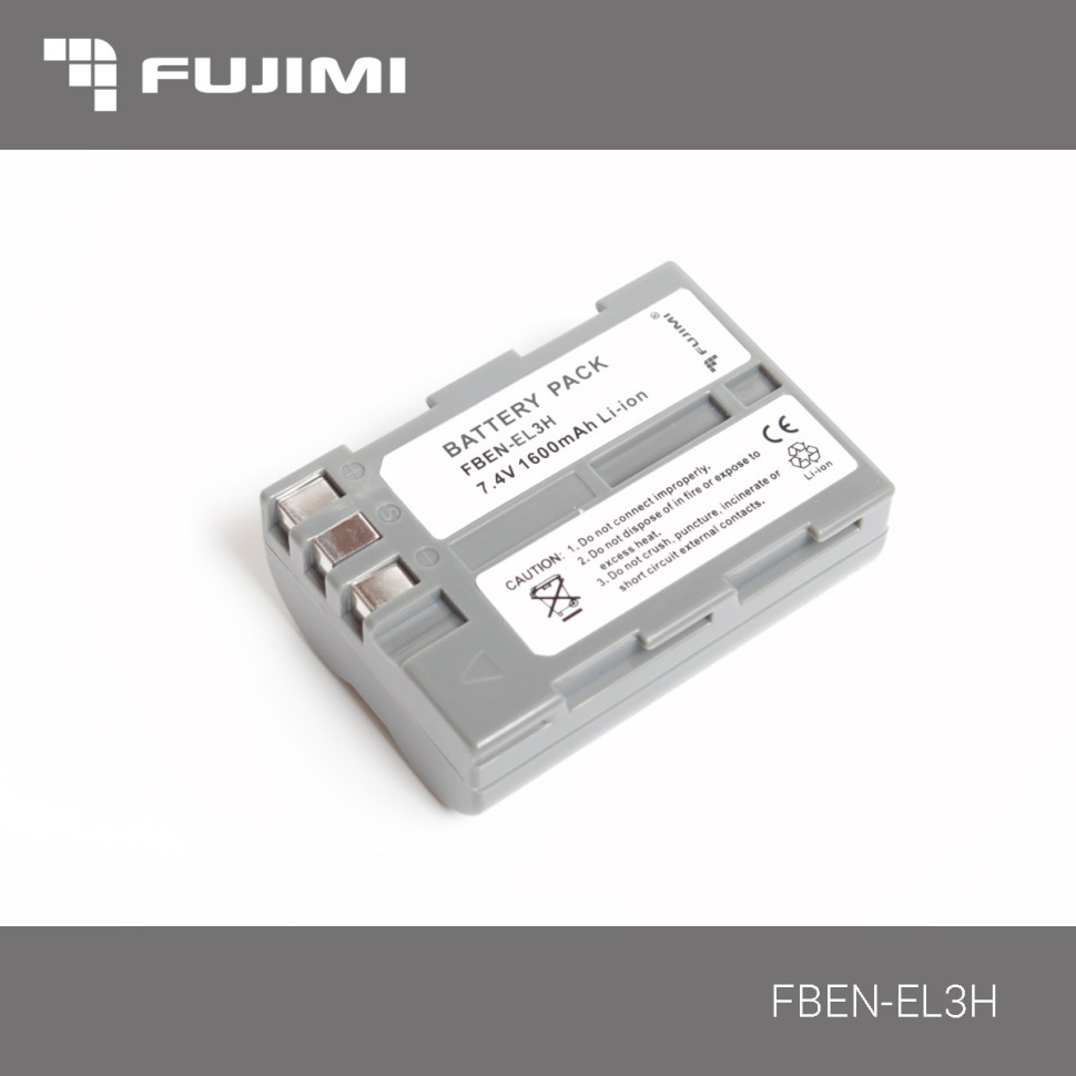 Купить Fujimi FBEN-EL3H Аккумулятор для фото-видео камер, цена на Fujimi  FBEN-EL3H Аккумулятор для фото-видео камер, в каталоге Аккумуляторы  интернет магазина Fujimishop.ru
