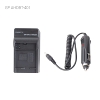 Fujimi AHDBT-401 Зарядное устройство с автомобильным адаптером, для АКБ GP H4B(GoPro4)