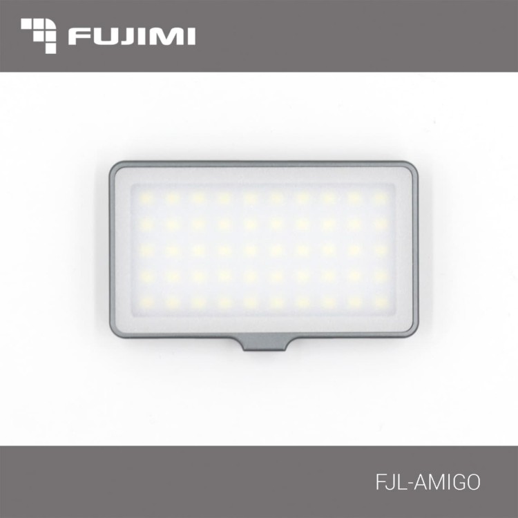Супер компактная светодиодная лампа Fujimi FJL-AMIGO для смартфонов, DSLR и экшн-камер